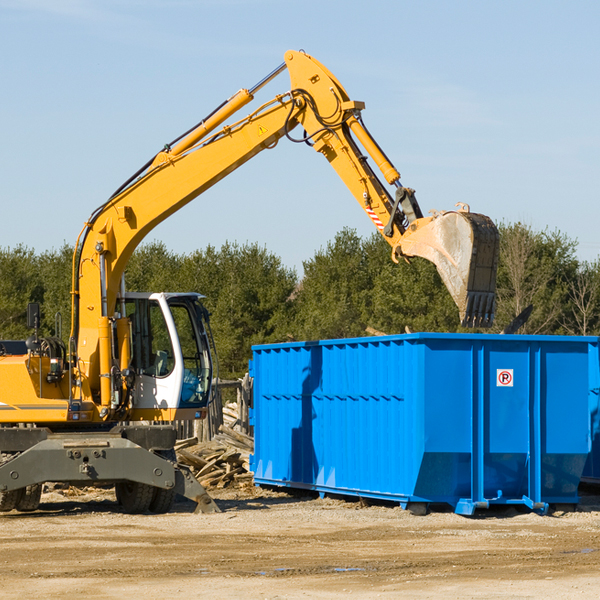 can i choose the location where the residential dumpster will be placed in Hewitt